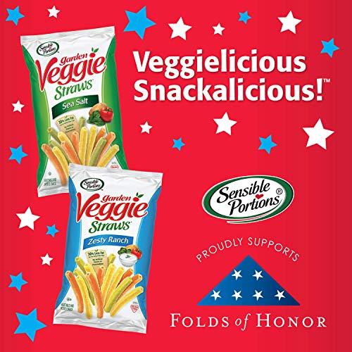 Sensible Portions Sensible Portions Garden Veggie Straws, Cheddar Cheese, 7 Oz (Pack of 12)