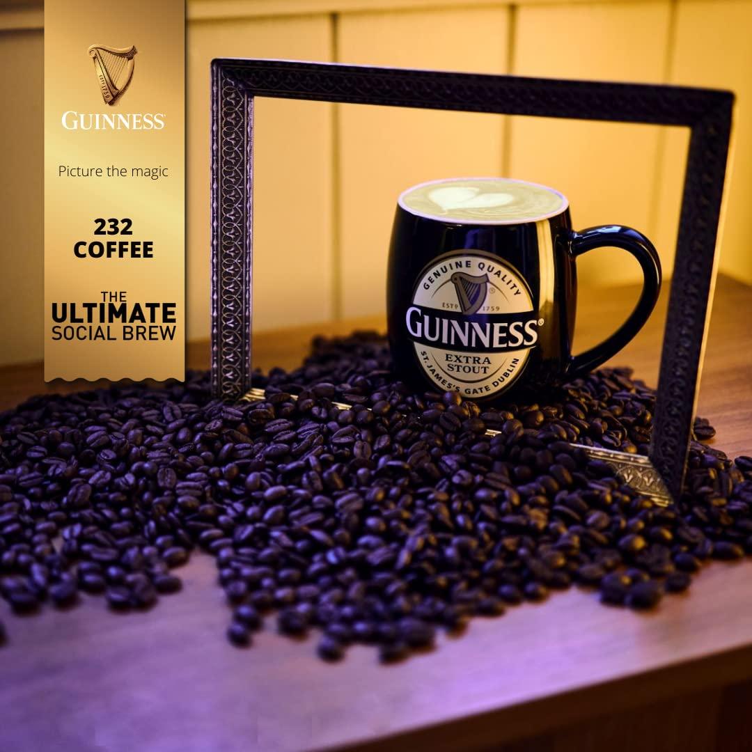 TIKI TONGA Exclusive, Limited Edition Guinness Coffee '232' Brew by Tiki Tonga Coffee Roasters. Roasted in The United Kingdom (Whole Roasted Beans)