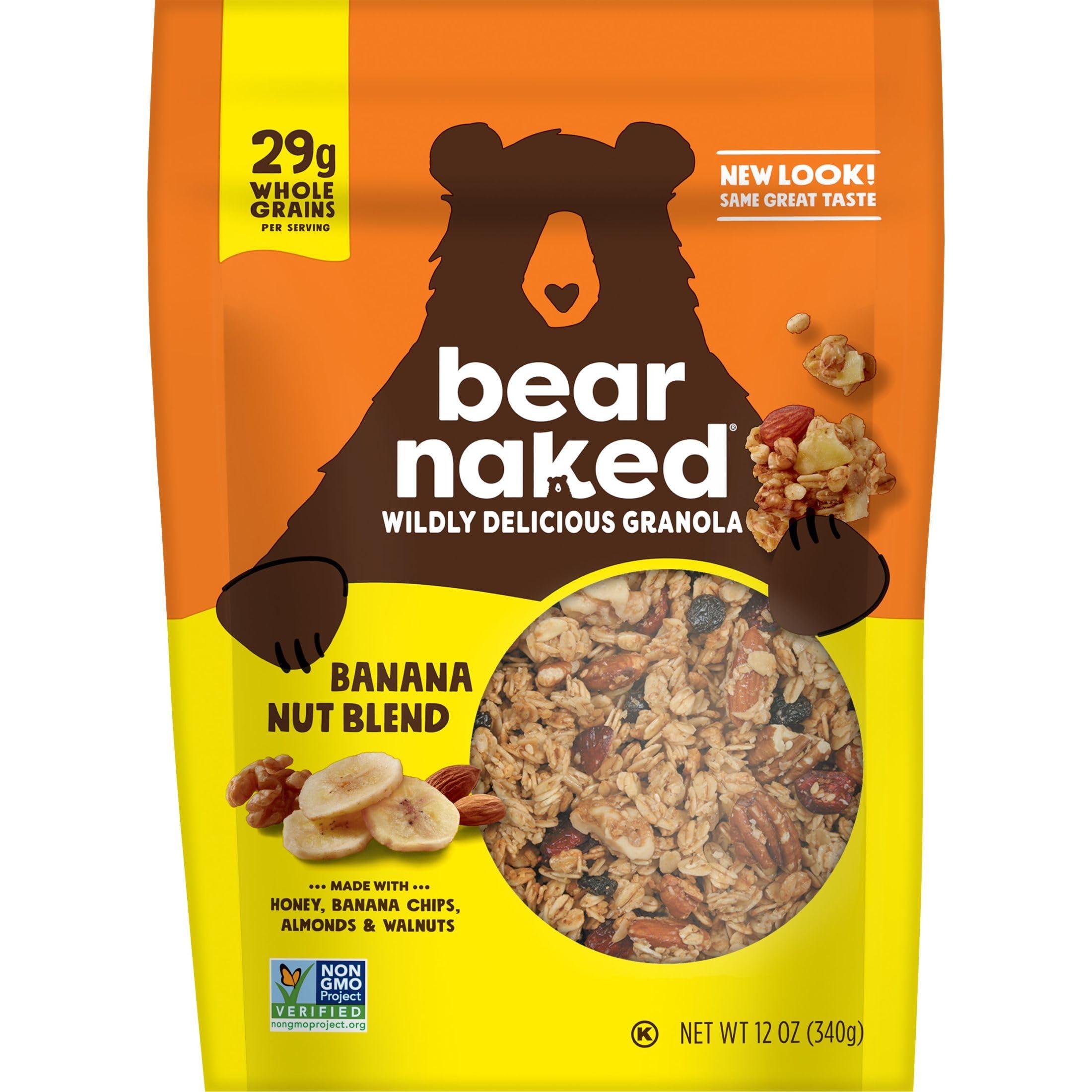 Bear Naked Bear Naked Granola Cereal, Breakfast Snacks, Banana Nut (6 Bags)