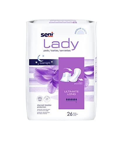 Seni Seni Lady Pads Ultimate Long Overnight, 8PK/208pcs