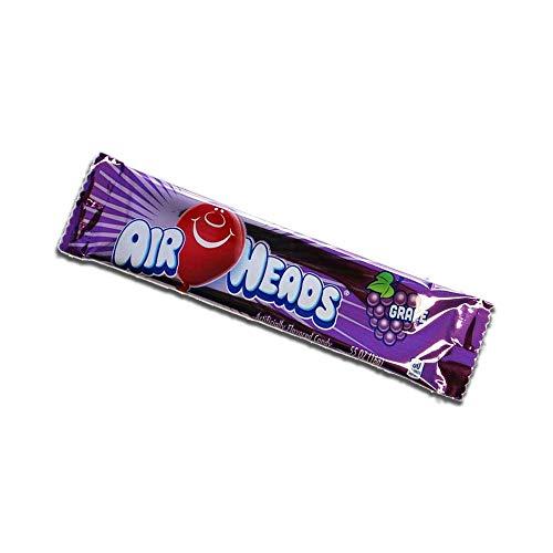 Airheads AIRHEADS CANDY INDIVIDUALLY WRAPPED BARS, GRAPE, NON MELTING, 0.55 OUNCE
