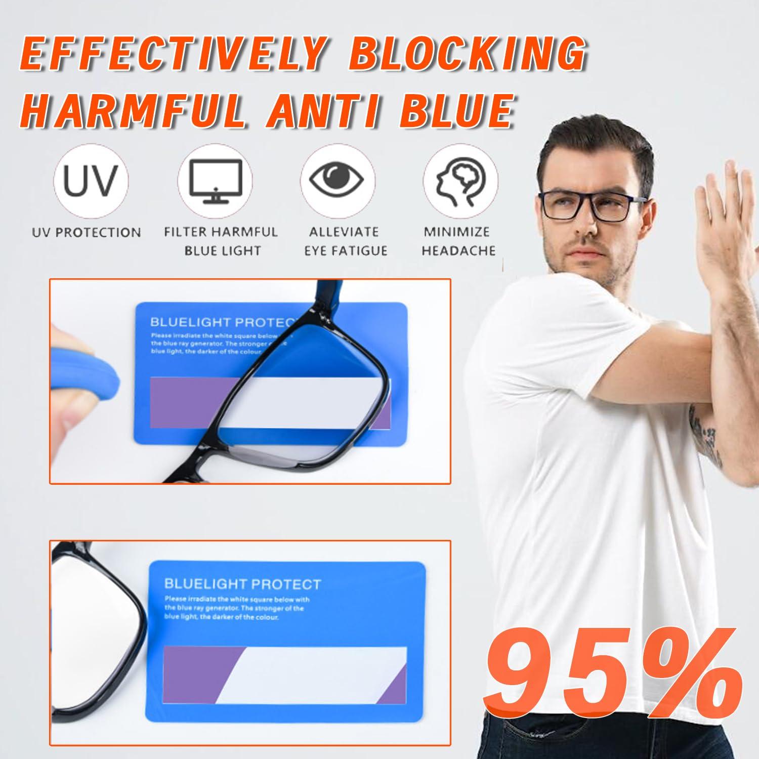 Hubeye Hubeye 5 Pairs TR90 Sports Reading Glasses for Men and Women Ultralight Flexible Anti-Blue Light Readers +1.5