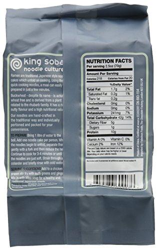 King Soba Noodle Culture King Soba Noodles Organic Buckwheat Ramen Noodles, 3 Count