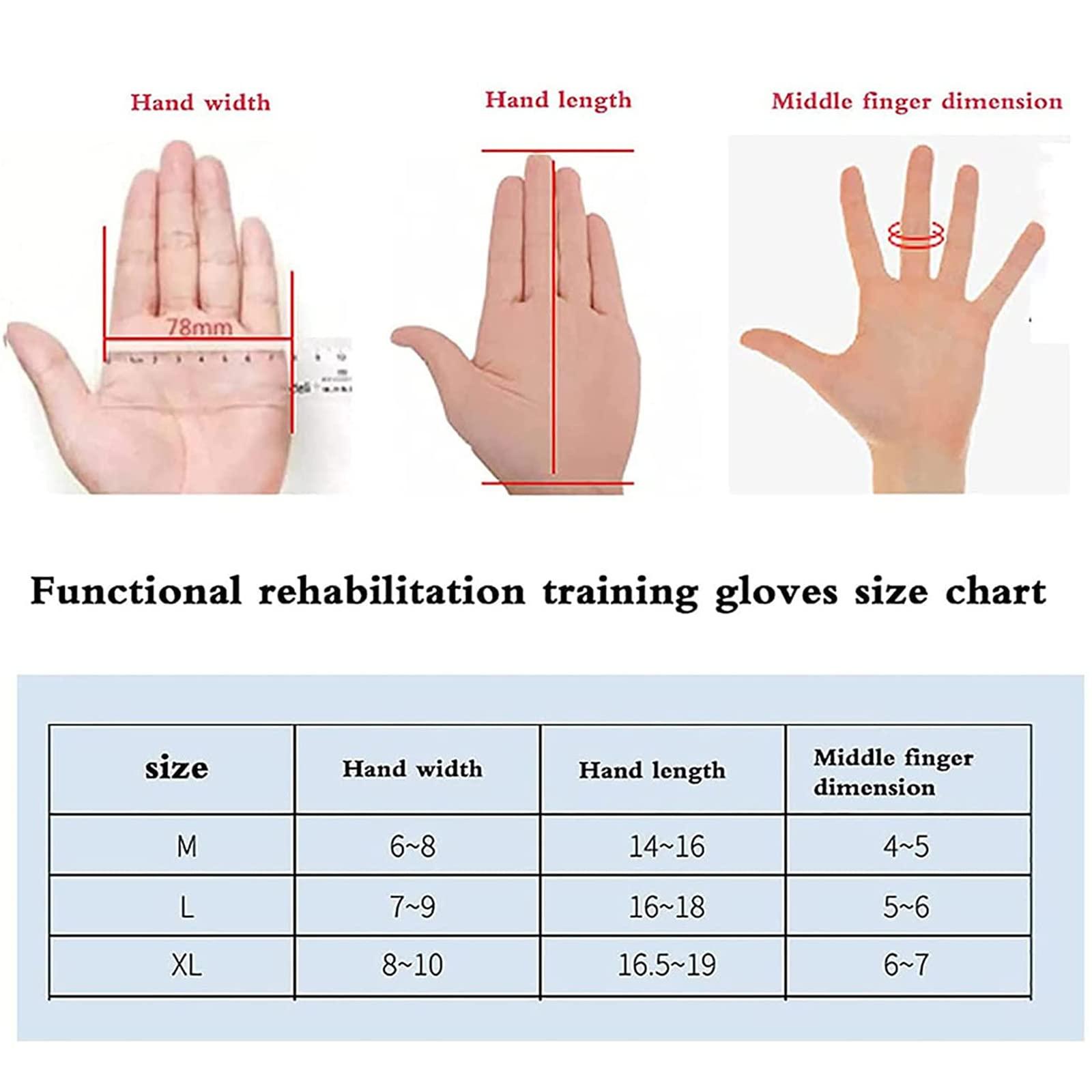 Susisang Both Hands Rehabilitation Robot Gloves Electric Glove Finger Orthoses Soft Resting Hand Splint for Flexion Contracture LCD Touch Screen/Timing/Intensity Can Be Adjusted (M)