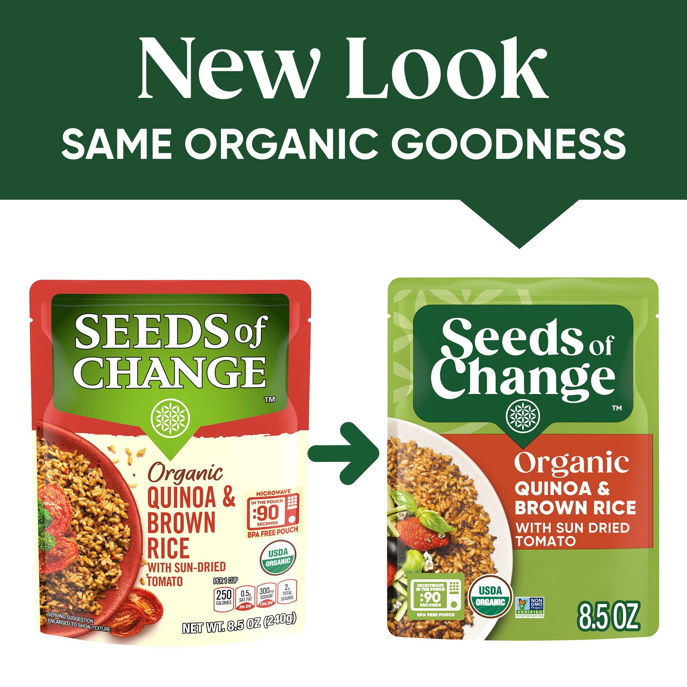 SEEDS OF CHANGE SEEDS OF CHANGE Organic Quinoa & Brown Rice with Sun Dried Tomato, Organic Food, 8.5 OZ Pouch