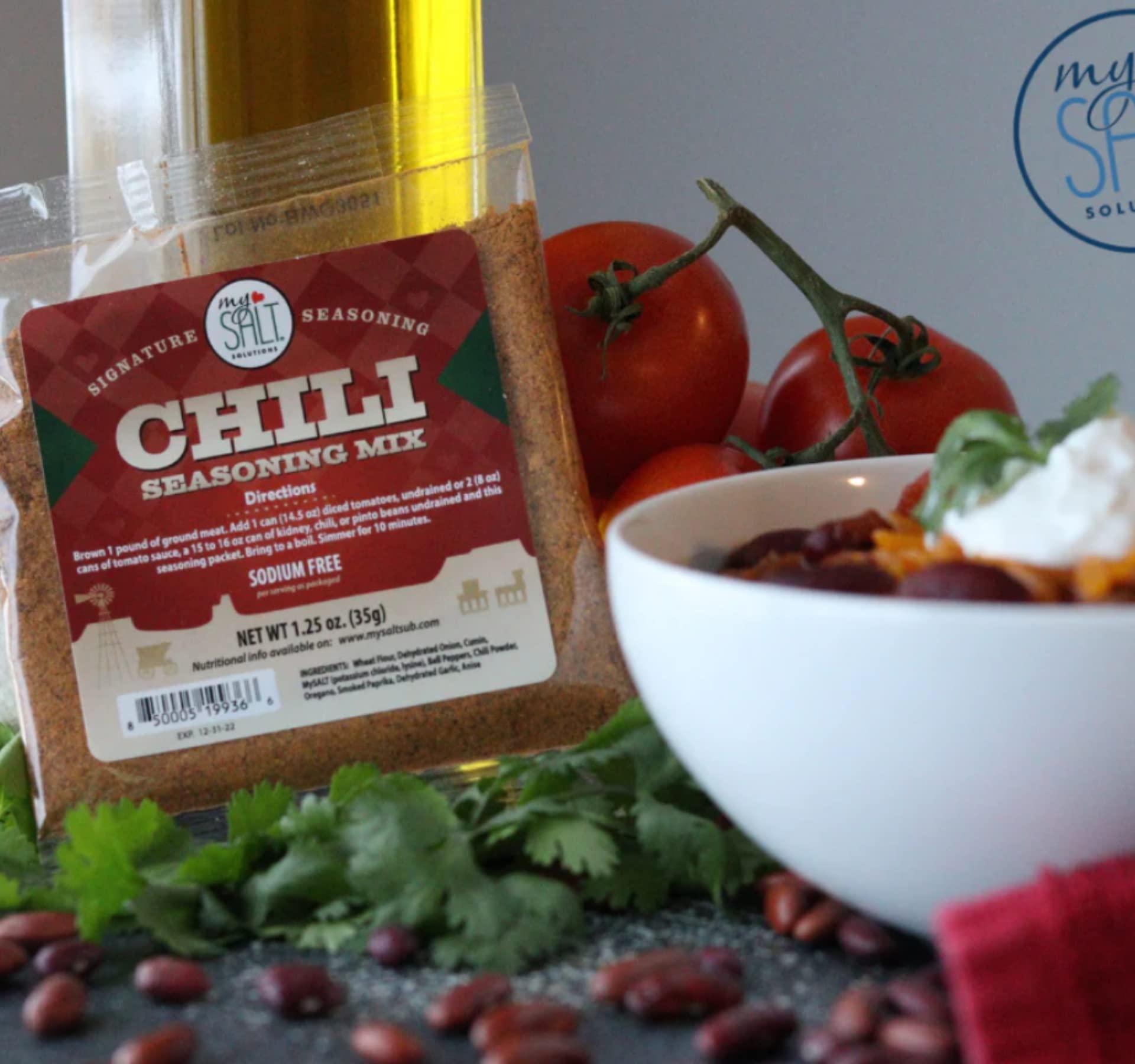 My Salt MySALT Chili Seasoning Mix Sodium Free, 3 Pack