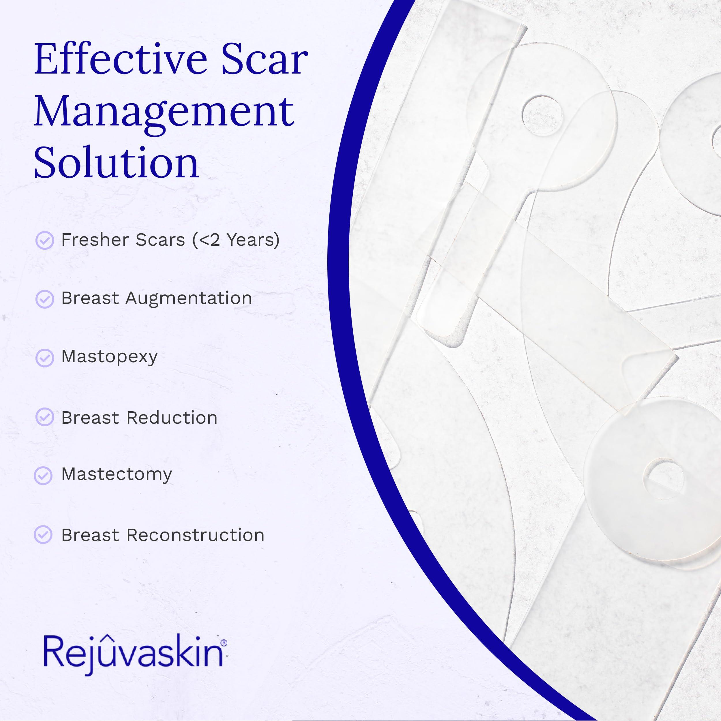 Rejuvaskin Rejuvaskin Scar Fx Silicone Sheeting, Silicone Tape for Breast Scars, 3 Circular Shaped, 1 Sheet, Soften, Flatten & Reduce the Appearance of Scars
