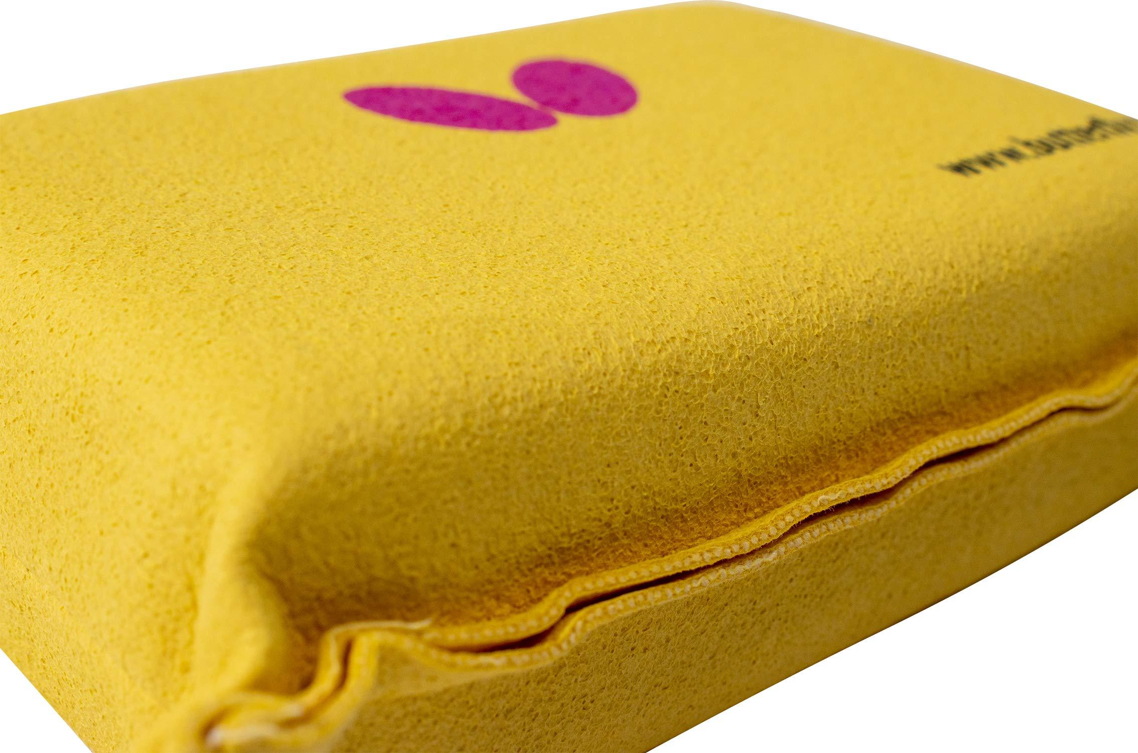 Butterfly Butterfly Table Tennis/Ping Pong Cotton Sponge - Rubber Care Cleaning Sponge - to Be Used in Combination with Rubber Cleaners to Help Maintain The Best Condition of Your Rubber