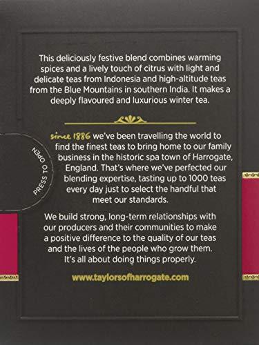 Taylors of Harrogate Taylors of Harrogate Spiced Christmas Tea, 20 Count (Pack of 6)