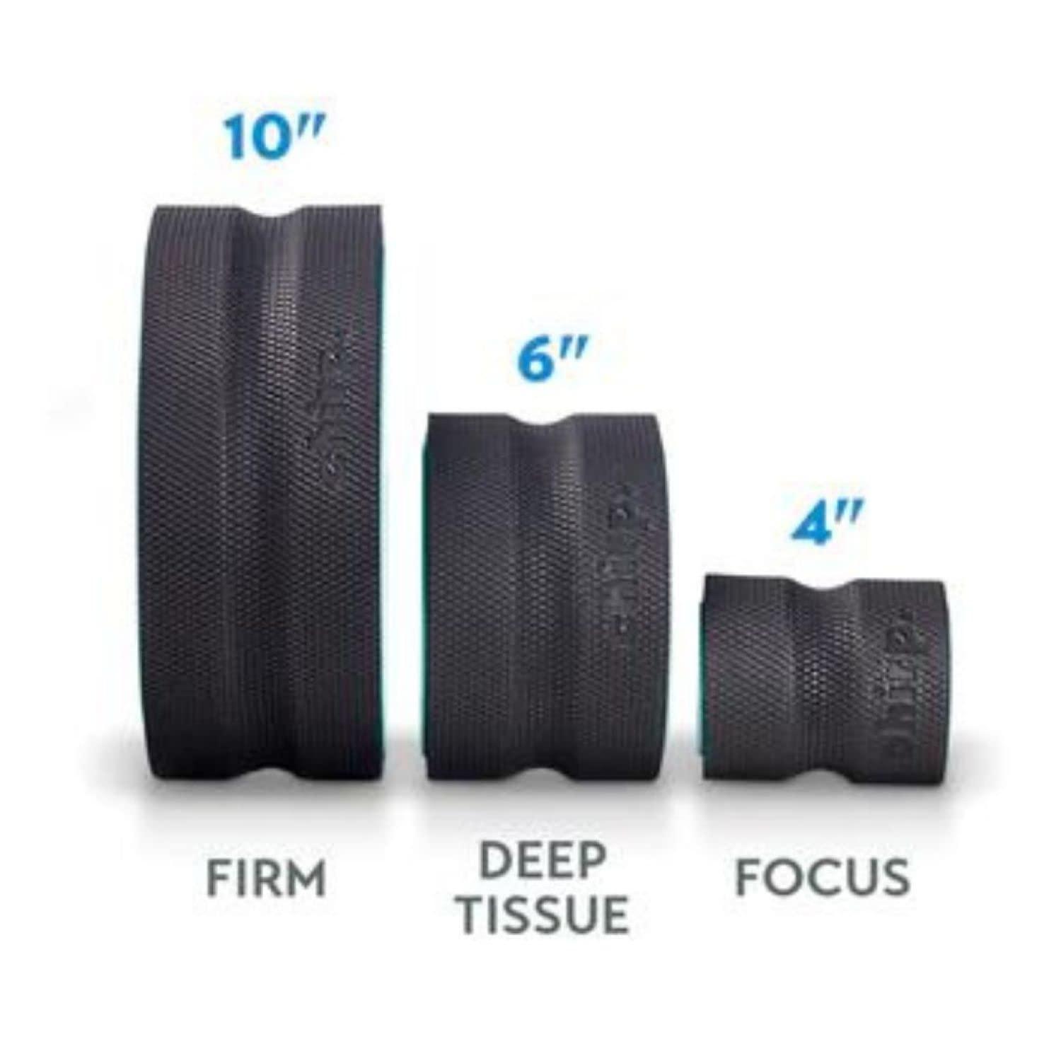 Chirp Chirp Wheel+ Foam Roller for Back Pain Relief, Muscle Therapy, and Deep Tissue Massage 10 and 12 Inch