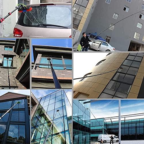 LR.store water fed pole kit window cleaning brush outdoor Water Fed Pole Kit, Window Clean Washing Set Equipment Telescopic Extension Pole Cleaning Kit For Window Cleaning, Photovoltaic Panel Cleaning, Trucks