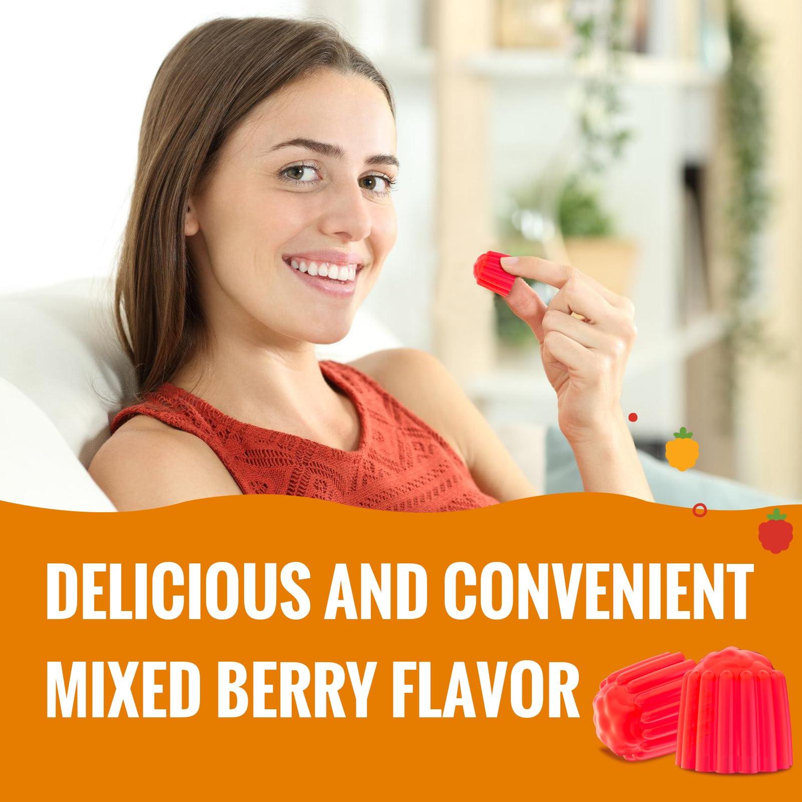 ChiQwench Cholesterol Supplements with 1500 Mg Plant Sterols & Stanols, Cholesterol Support Gummies, Cholesterol Complex Gummies, Maintains Normal Levels, Mixed Berry Flavor, 60 Count