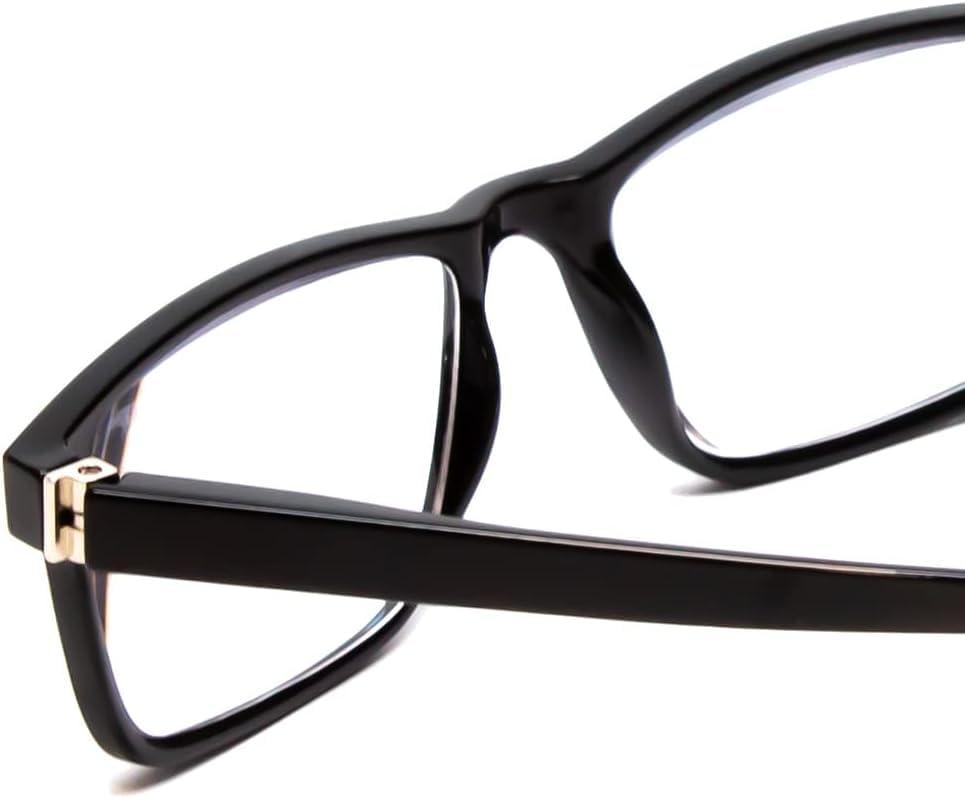 Calabria Calabria L2007 Rectangular Reading Glasses +2.25 Black Men Women Single Power Reader Stylish Trendy Durable Modern Eyeglass