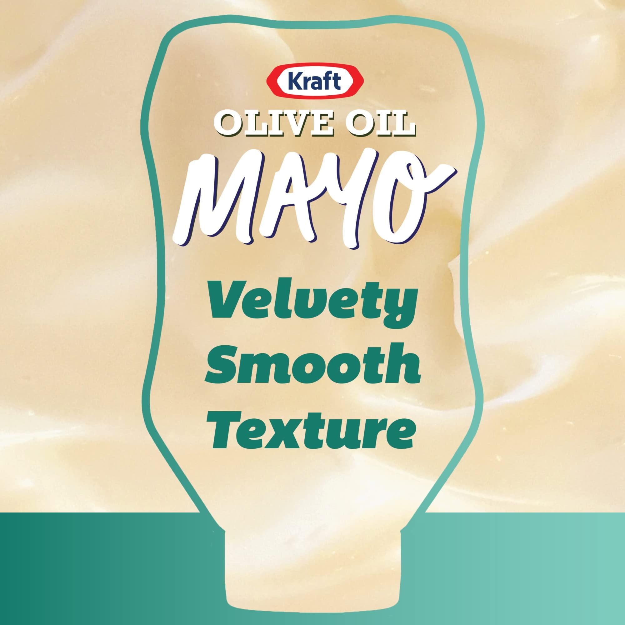 Kraft Kraft Mayo with Olive Oil Reduced Fat Mayonnaise, 22 fl oz Bottle