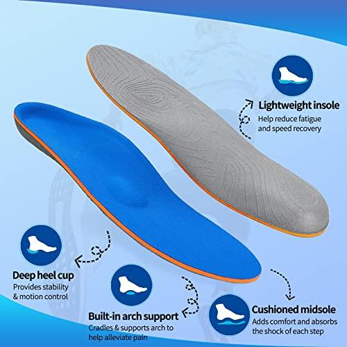 iFitna iFitna Full Length Orthotic Shoe Insoles Classic with Arch Support Unisex- Relieve Metatarsal, Arch and Heel Pain