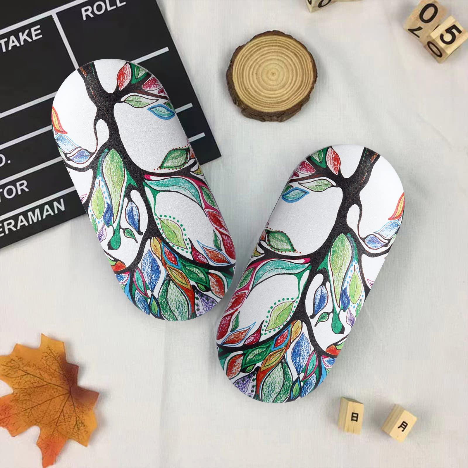 AITIME AITIME Contact Lens Case, Contact Case Kit, 2 in 1 Double Sided Portable Contact Lense Case and Eyeglasses Case, with Marbling, Multifunction, Durable, Compact, Portable Storage Kit