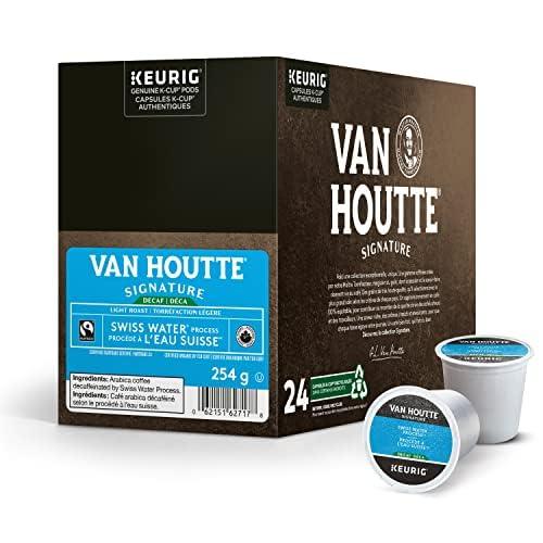 Van Houtte Van Houtte Swiss Water Decaf Fair Trade Organic Light Roast K-Cups, 24-Count