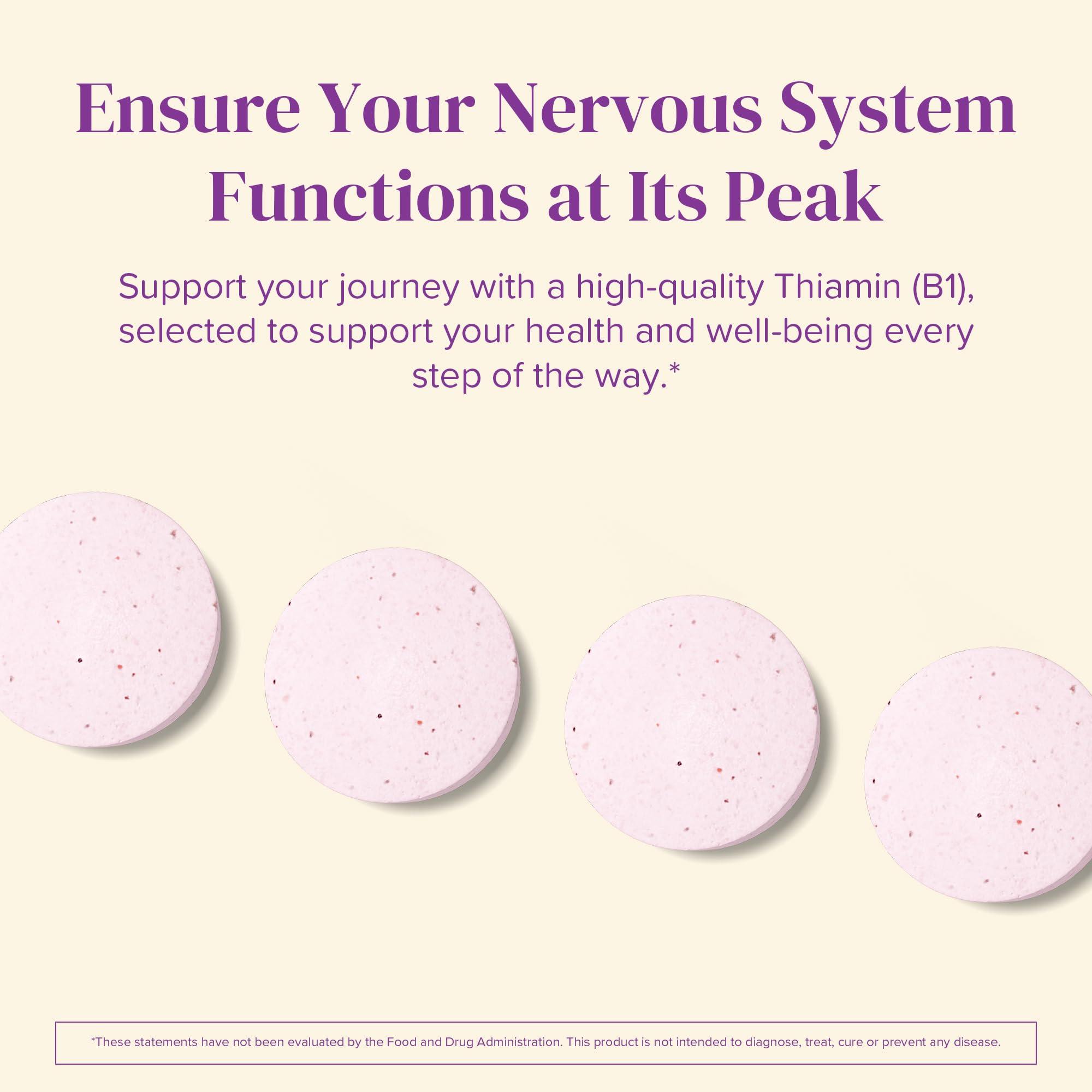 BariMelts Barimelts Vitamin B1-90 Fast-Dissolving Tablets (3-Month Supply) - Sugar-Free Bariatric Vitamins for Women, Natural Berry Flavor