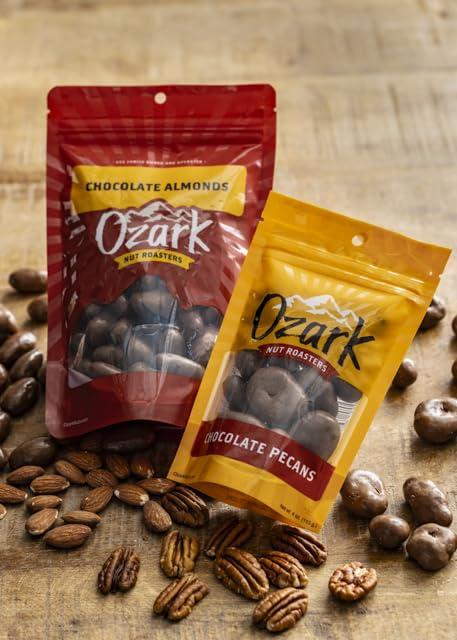 Ozark Nut Roasters OZARK NUT ROASTERS, Chocolate Rocks, Flavored Snack Nuts, World-Class Gourmet Candied Peanuts, Candy-Coated Chocolate Rocks Pack of 1, 0.5lb (8oz)