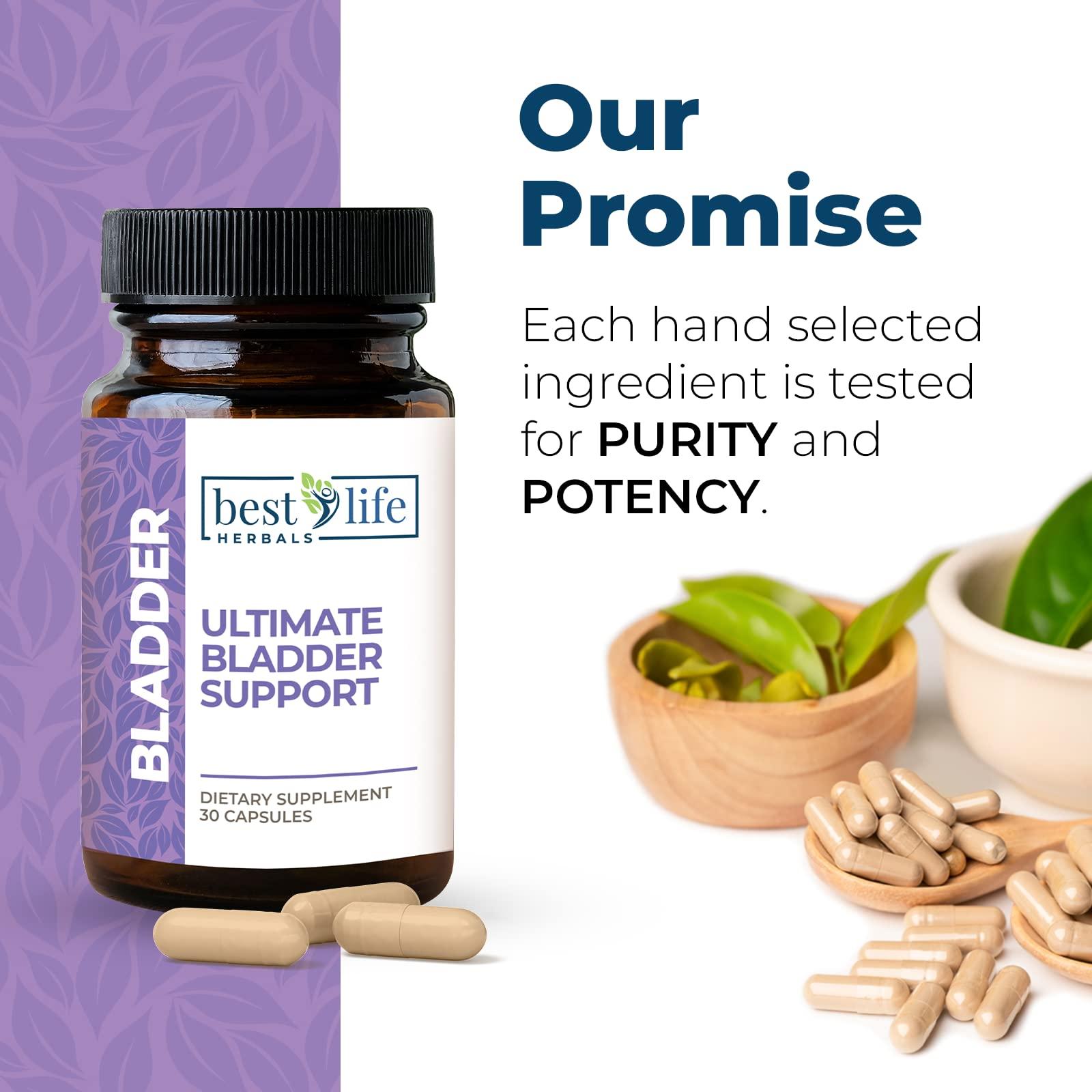 Best Life Herbals Ultimate Bladder Support Dietary Supplement 30 Capsules Restore Your Freedom and Confidence - 6 Bottles