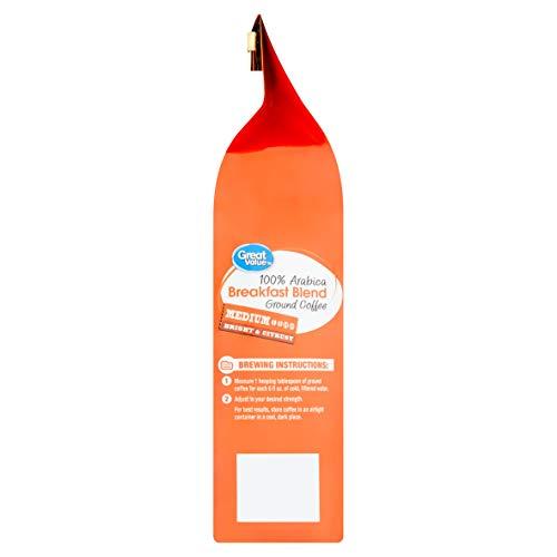 Great Value Great Value 100% Arabica Breakfast Blend Medium Ground Coffee - 12 oz.