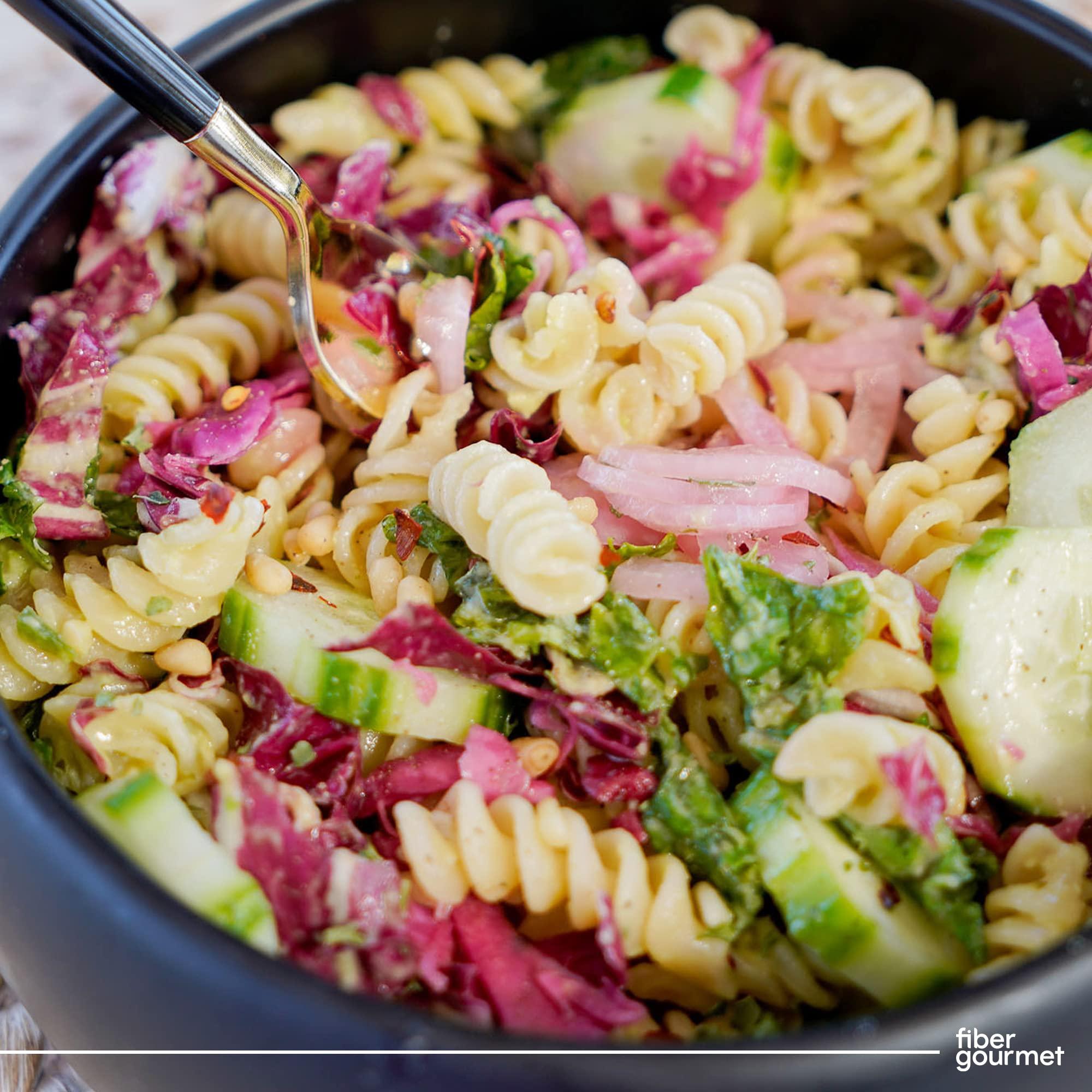 Fiber Gourmet Fiber Gourmet Pasta Light Rotini Pasta Low Net Carb, Fiber-Rich, Low Calorie, Healthy Pasta Made in Italy, Kosher, Vegan, Non-GMO 8 Oz, Pack of 6