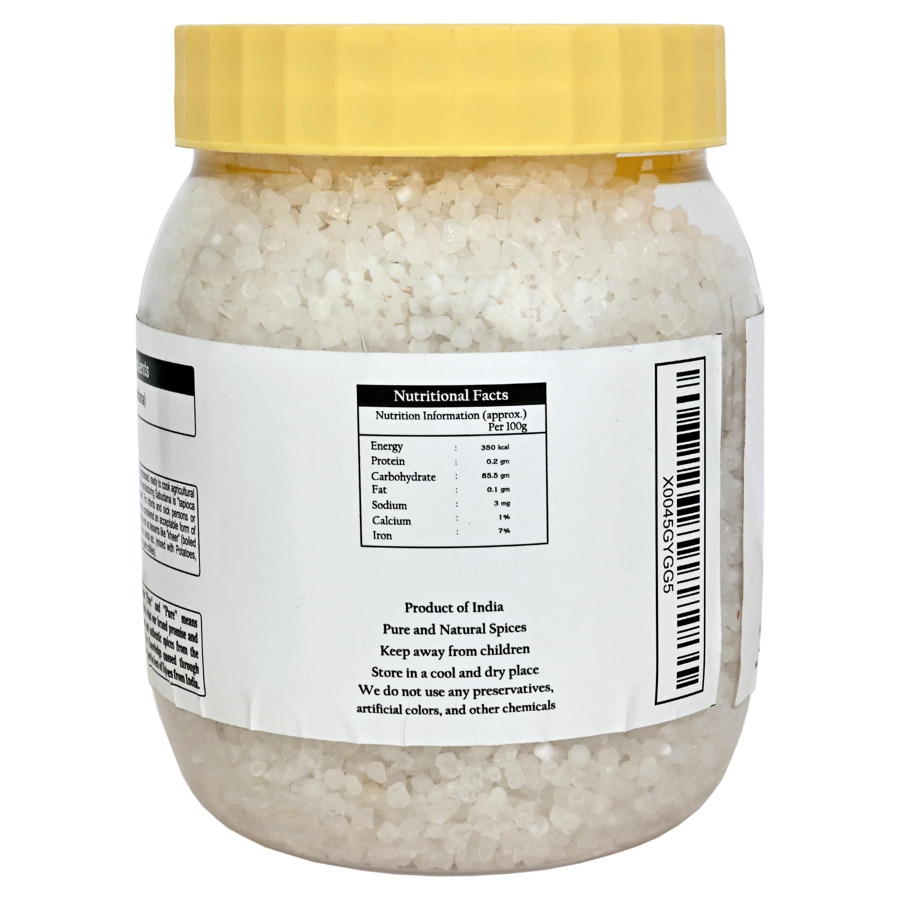 Shudh India Shudh india Sabudana (Tapioca/Sago) Pearls 8.8oz (250g) ~ All Natural | Vegan | No Colors | NON-GMO | Kosher | Indian Origin