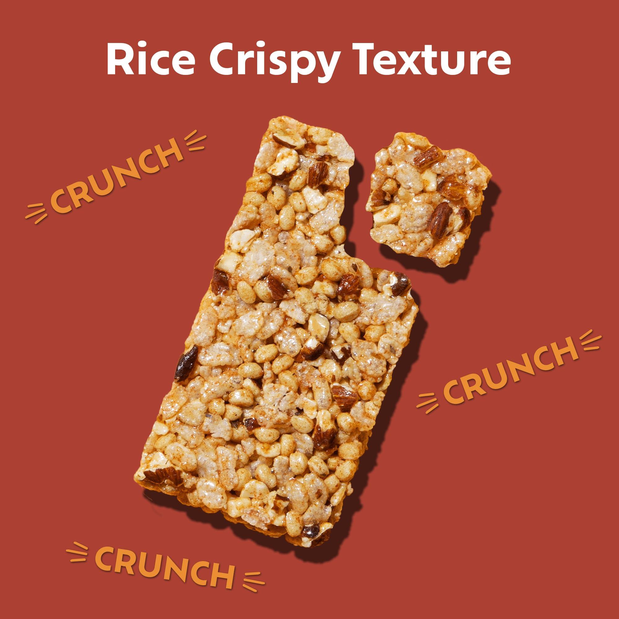 Afar Afar Savory Protein Bars Low Sugar, High Protein Healthy Snack for Adults Meal Replacement Bar Rice Crispy Texture Vegan, Gluten Free 8 Bars (Italian Bruschetta)