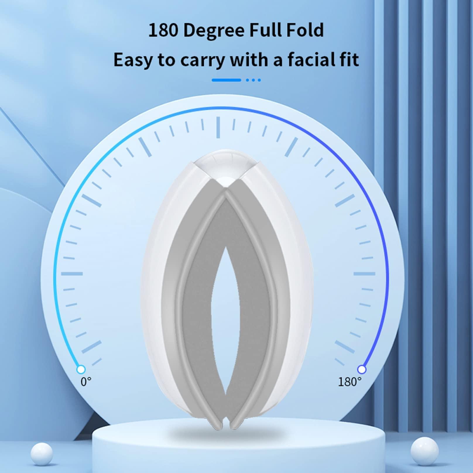 TTiiLoe TTiiLoe Heated Eye Massager Foldable for Dry Eye, Hot Sleeping Mask SPA Warm Eye Compress with Temperature Control for Stye Blepharitis Chalazion Eye Fatigue or MGD (Color : E)