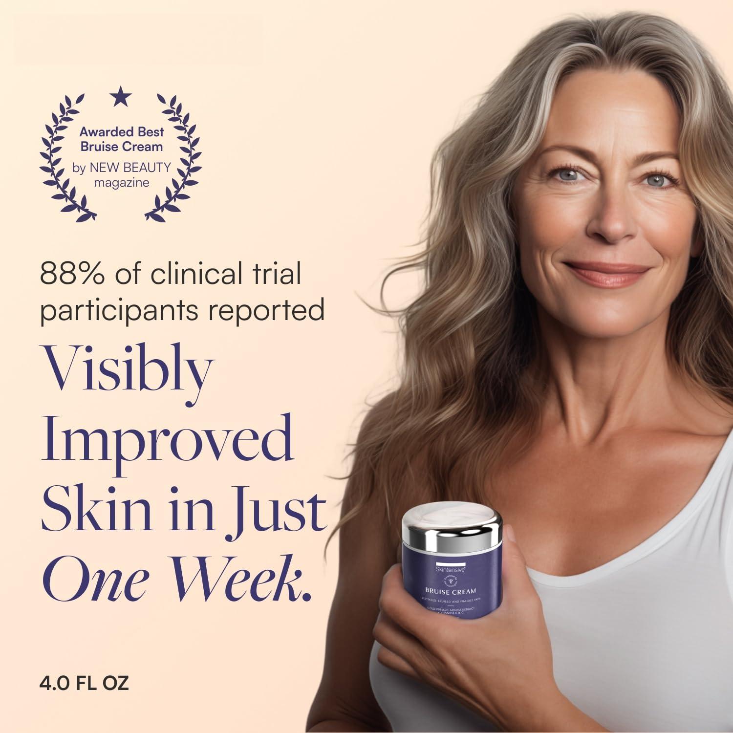 SKINTENSIVE SKINTENSIVE Arnica Bruise Cream for Thin Skin - Moisturizing, Vitamin K C and E, Skin Renewal, 4 Oz