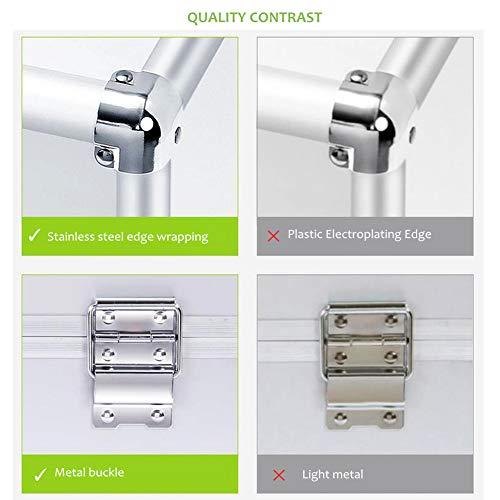 Nurth Medicine Box Nurth First Aid Kit Lockable First Aid Box Security Lock Medicine Storage Box with Portable Handle,Medication Lock Box 3 Tier Design/Precription Storage Box Large Space 14 × 9.8 × 11inch (Silver)