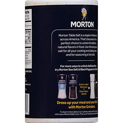 Morton Morton Iodized Salt, 26-Ounce (Pack of 24)