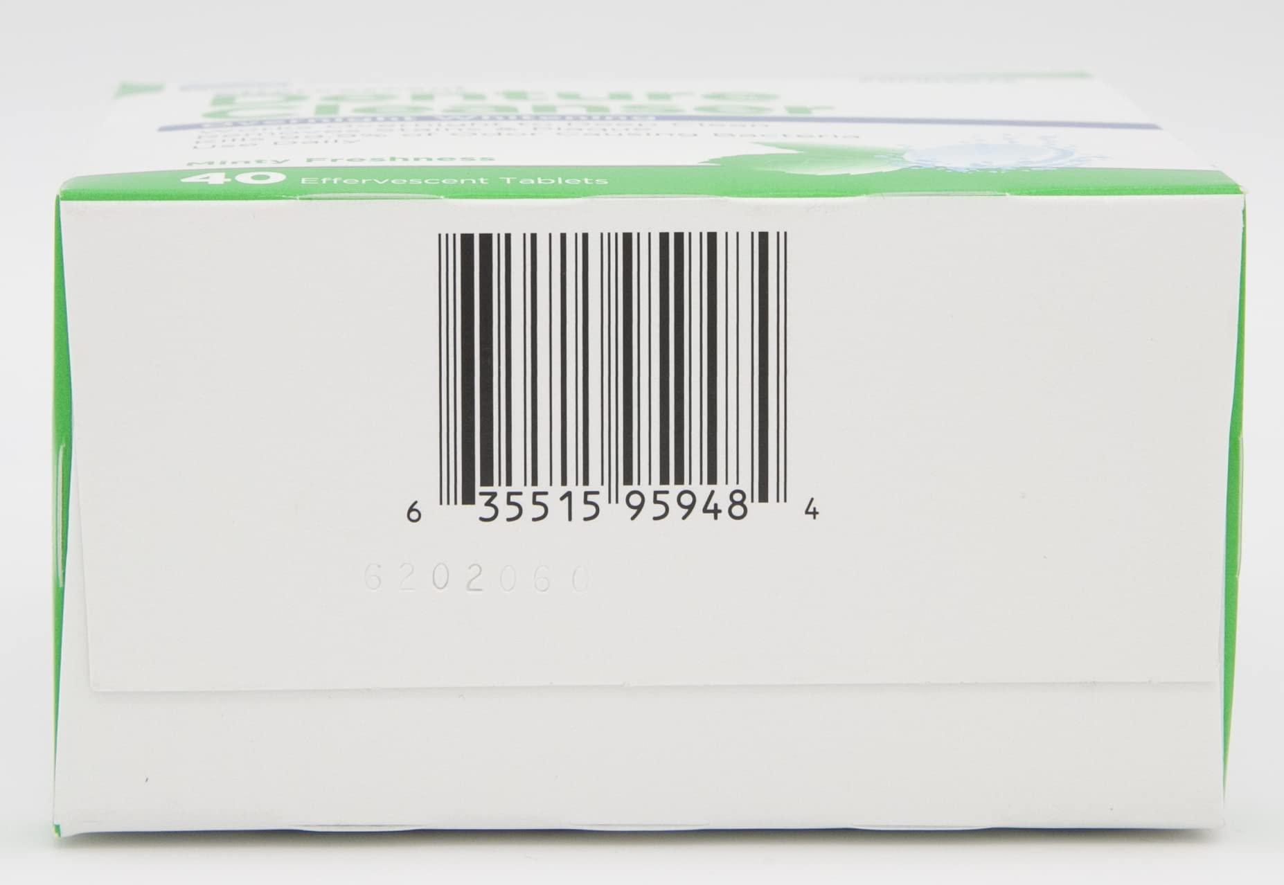 Quality Choice Quality Choice (Pack of 3) Each Denture Cleanser PT#63551595948 (40 Tablets)