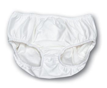 Swimsters Adult Swim Diapers - Reusable Diaper for The Pool (XS-Waist: 22-34"; Leg: 15-22" White)