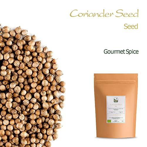 Valley of Tea Coriander Seed Organic Gourmet Quality - Cilantro Seeds For Elevating Dishes - Organic Cilantro Corriander Corrriander Corrinder Corriandar Corrander Corrinader Corriandor Corrinander Corriender 100g