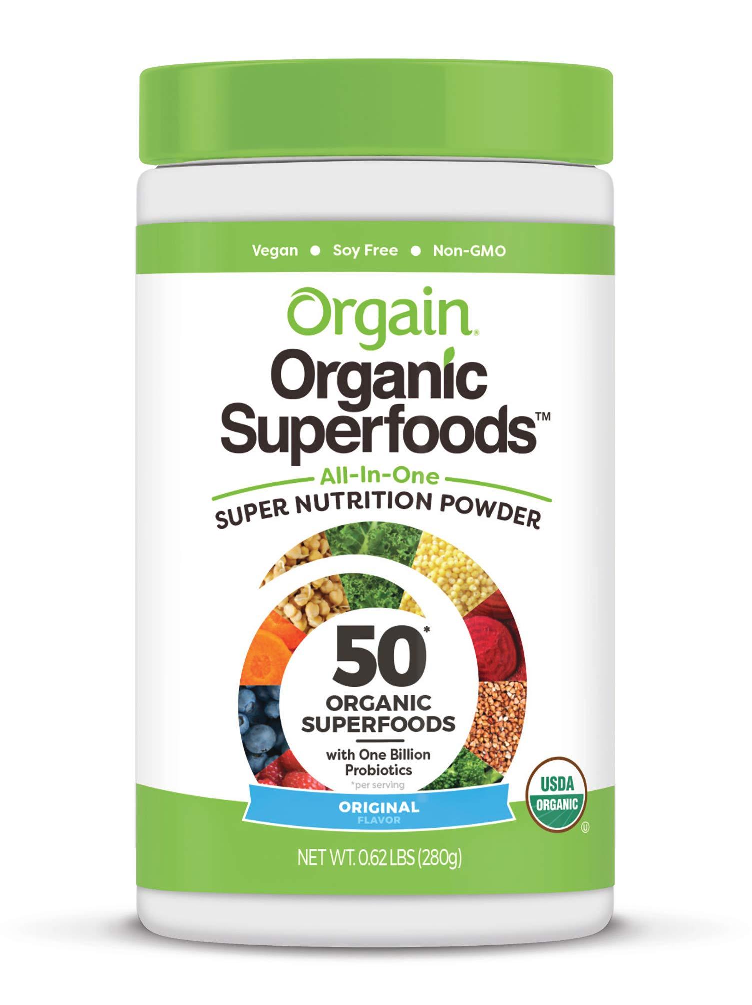 Orgain Orgain Organic Plant-Based Protein Powder + Superfoods Greens Powder Bundle (1.59lb + 0.62lb)