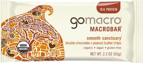 GoMacro GoMacro Macrobar, Double Chocolate Peanut Butter Chips, 2.3 Ounce