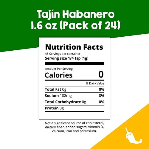 Tajin Tajín Habanero Seasoning 1.6 oz (Pack of 24)