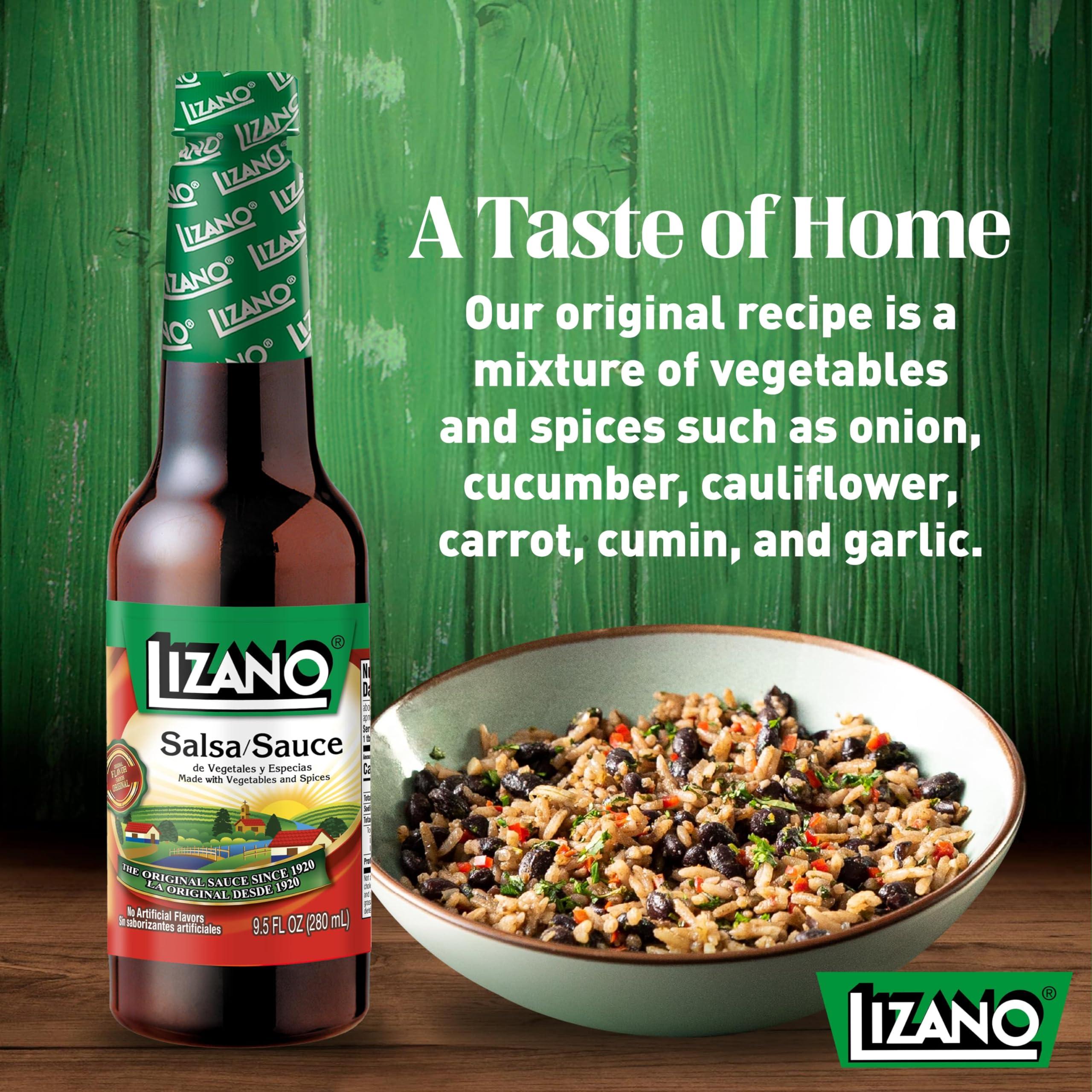 Lizano Lizano Salsa Sauce With Vegetables and Spices, 9.46 fl oz (Pack of 2)