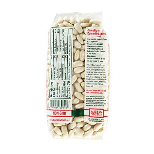 Camellia Brand Camellia Brand Dried Cannellini Beans, 1 Pound (Pack of 2)