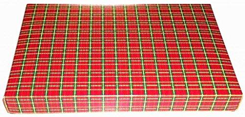 Scott's Cakes Scott's Cakes Arctic Snow Covered White and Cocoa Covered Milk Chocolate Truffles in a 1 Pound Christmas Plaid Box