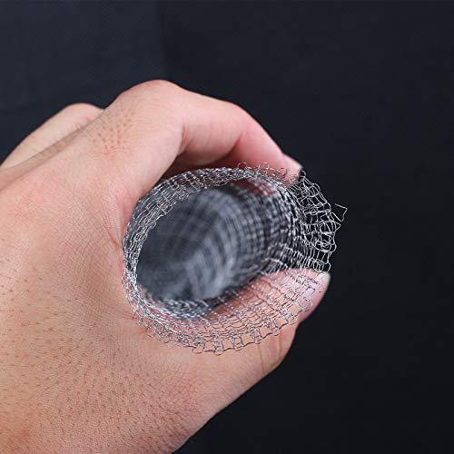 Buytta 48 PCS Lint Traps Washing Machine Lint Trap Stainless Steel lint Snare Traps Laundry Mesh Washer Hose Filter Washing Machine Lint Snare, Lint Traps Hose Screen Filter Catcher with 48 Nylon Cable Ties