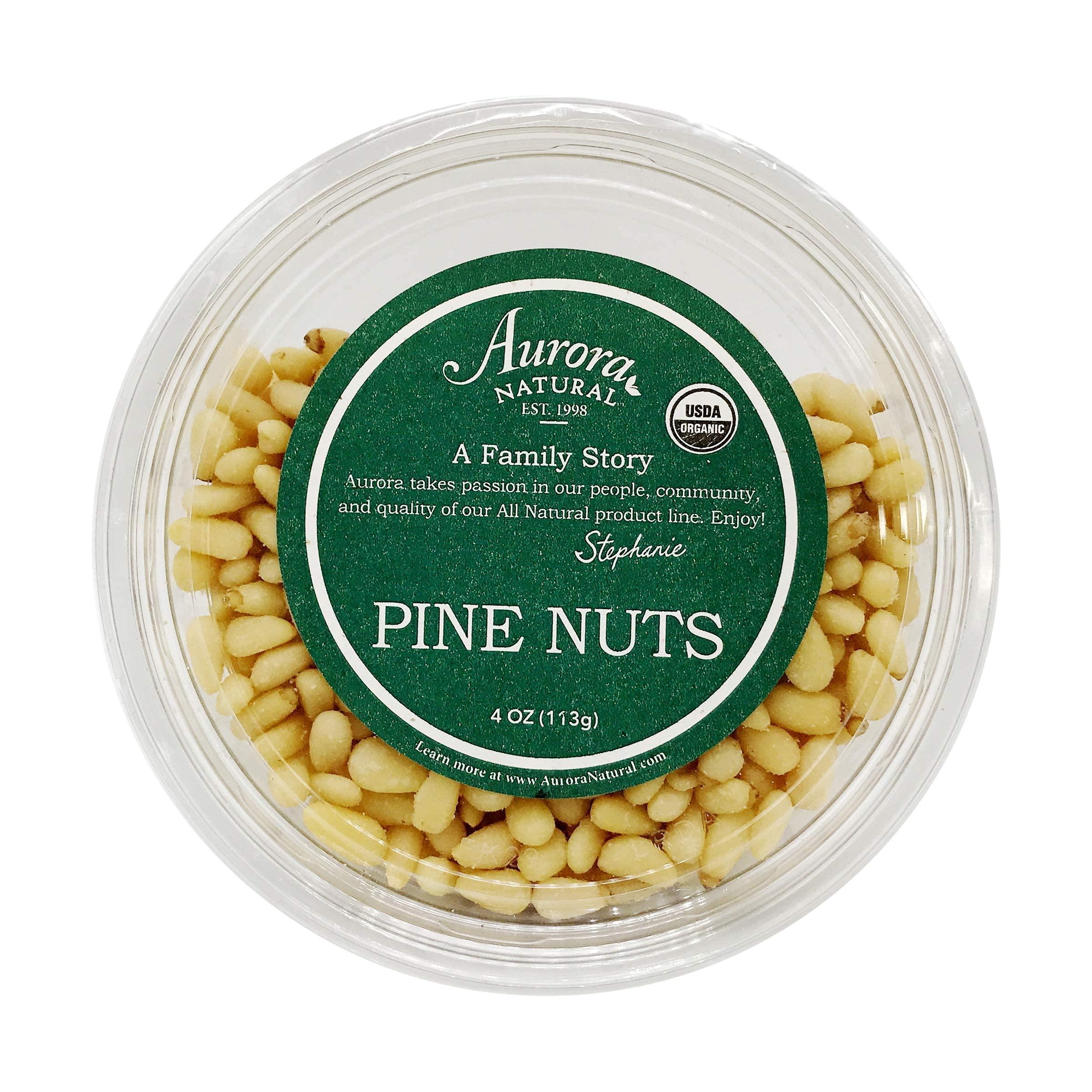 Aurora Natural Aurora Natural Products Organic Pine Nuts, 4 Ounce - SET OF 10