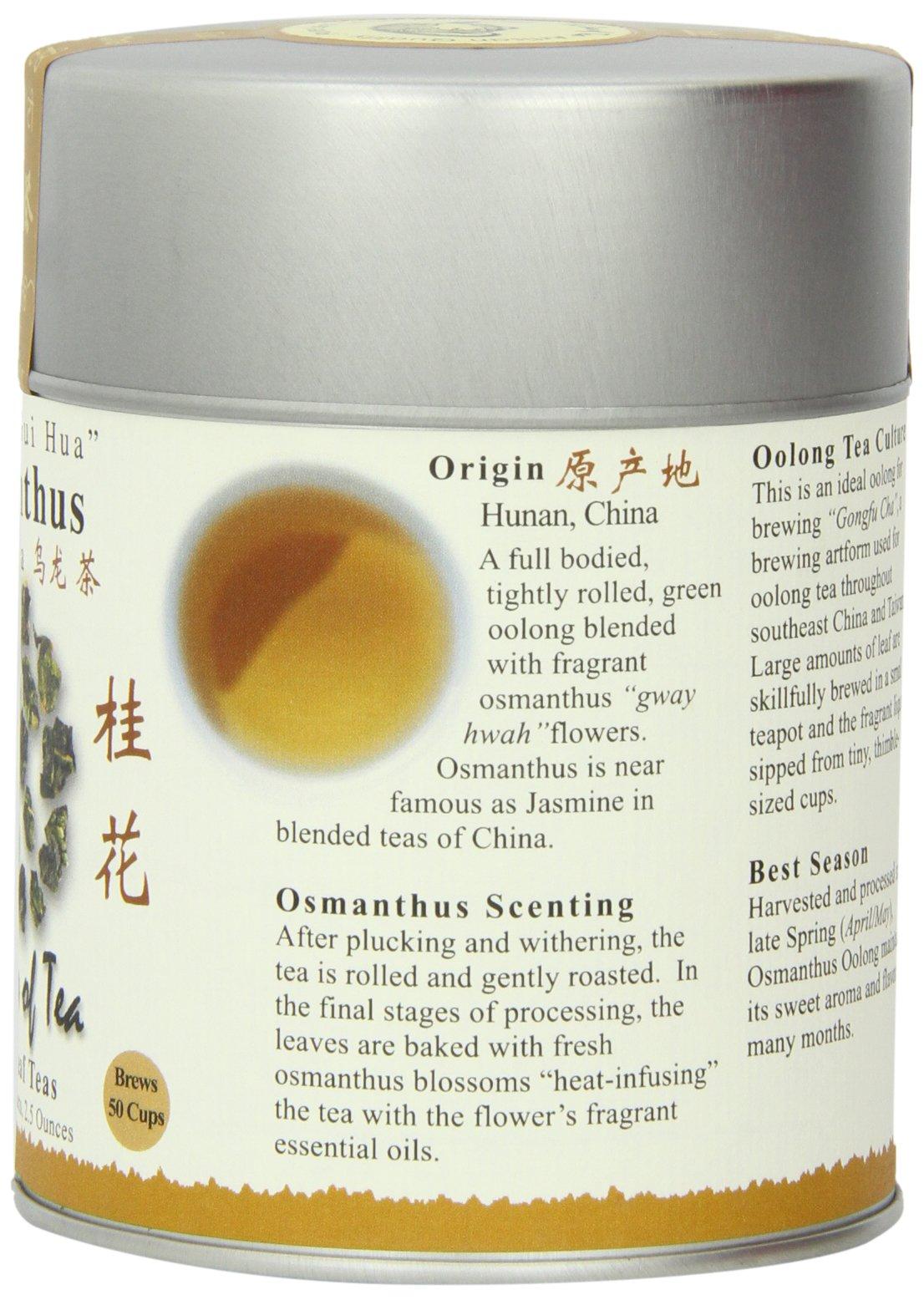 The Tao of Tea The Tao of Tea, Osmanthus Oolong Tea, Loose Leaf, 2.5-Ounce Tins (Pack of 3)