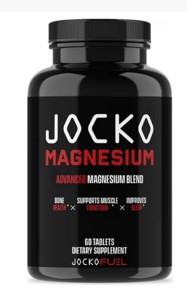Jocko Fuel Jocko Fuel Magnesium Complex Supplement - Magnesium Glycinate, Citrate, & Threonate Capsules Dietary Supplement for Muscle Recovery & Relaxation, Heart, Nerve, Bone Support, & Metabolism 30-Day Supply