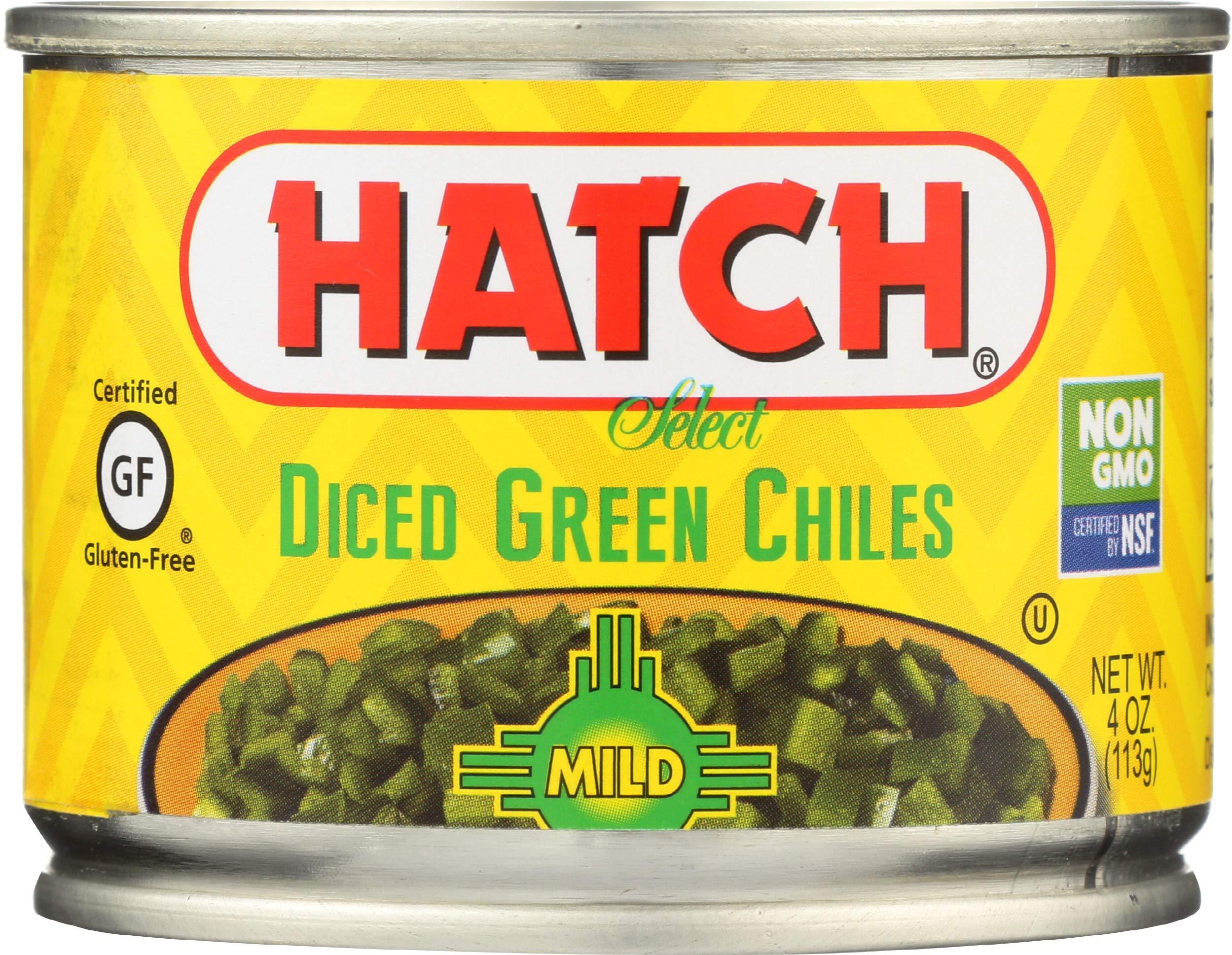 Hatch Hatch Farms Diced Green Chilies Mild 4 Oz (Pack of 24)