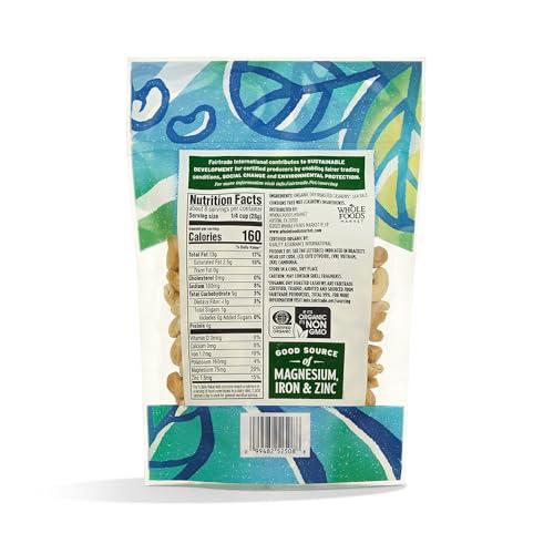 Whole Foods Market WHOLE FOODS MARKET Organic Dry Roasted Cashews with Sea Salt, 8 OZ