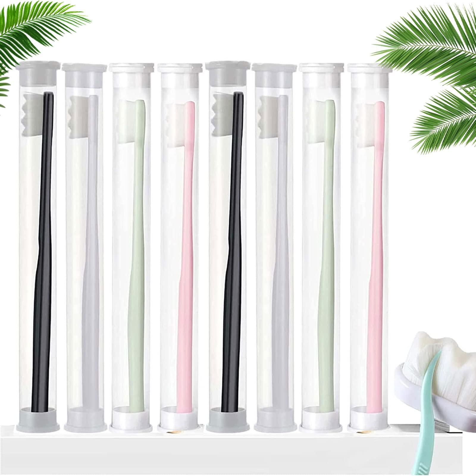 Bopanol Bopanol 8Packs BREVI Toothbursh, BREVI Nordic-Inspired Premium Nano Toothbrush,Wave Bristle, BREVI Toothbrush Nano, Ultra-fine Soft Toothbrush with 20000 Soft Bristles,for Sensitive Gums and Teeth