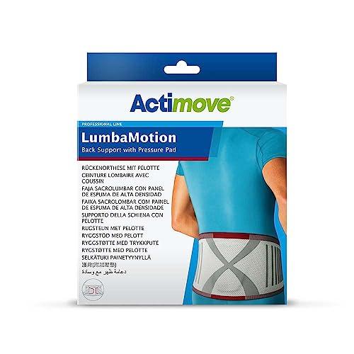 Actimove Actimove Professional LumbaMotion Back Support with Pressure Pad | Lumbar Sacral Support Belt for Lumbar Lower Back Support Belt for Sciatica, Herniated Disc, Scoliosis Back Pain Relief | White, X-Small