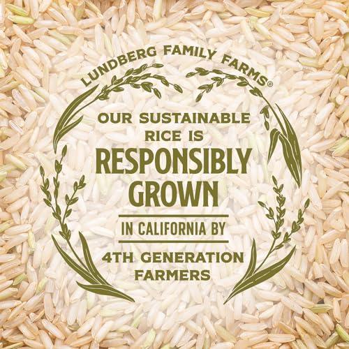 Lundberg Lundberg Family Farms - Brown Long Grain Rice, Rich & Nutty, Firm Texture When Cooked, 100% Whole Grain, High in Fiber, Vitamins & Minerals, Pantry Staple, Gluten-Free, Non-GMO, Vegan, Kosher (32 oz)